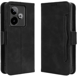 Pattintható tok a Realme GT 7 / 7T, Card Slot, fekete