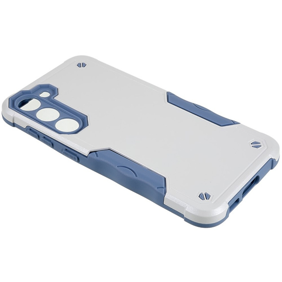 Páncélozott tok a Samsung Galaxy S23 Plus, Dual-Layer, fehér