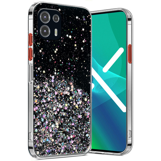 Telefontok a Motorola Edge 20 Lite, Glittery, fekete