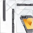 Telefontok a Samsung Galaxy Z Flip7 FE / Z Flip6, Fusion Hybrid, átlátszó