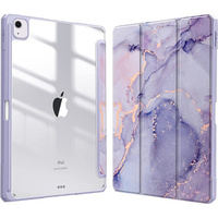 Tok Apple iPad Air 11" 6 gen. 2024, Smartcase Hybrid, tolltartó résszel, Marble lila