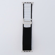 Nylon szíj Apple Watch 1/2/3/4/4/5/6/7/8/SE/ULTRA 42/44/45/45/49mm, fekete / fehér