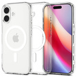 Spigen Ultra Hybrid MagSafe tok iPhone 17 készülékhez, átlátszó/fehér