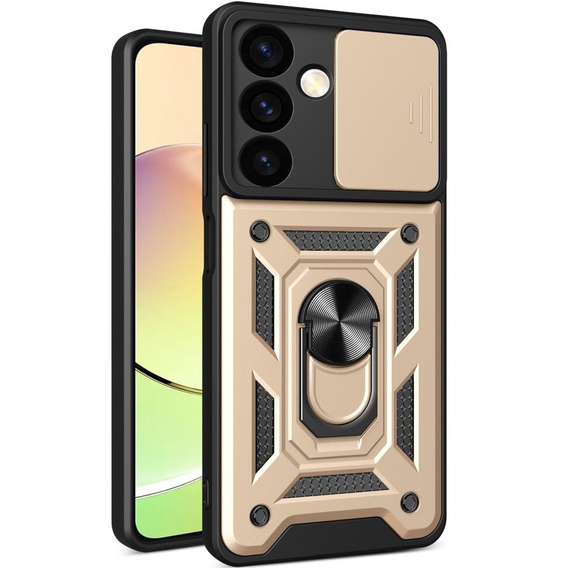 Telefontok a Samsung Galaxy S24+ Plus, CamShield Slide, arany