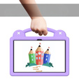 Gyermek tok T Tablet 5G, Cute Patterns, állvánnyal, lila