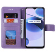 Pattintható tok a Realme C35, Mandala, kék