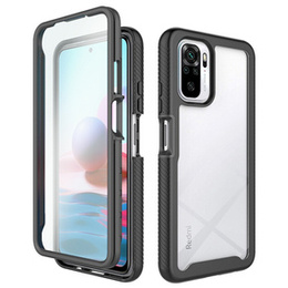 Tok Xiaomi Redmi Note 10 / 10S készülékhez, Shockproof, fóliával, kék