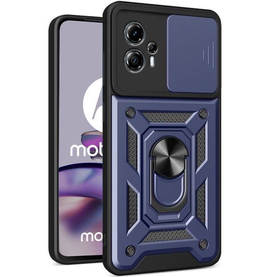 Telefontok a Motorola Moto G13 / G23, CamShield Slide, kék