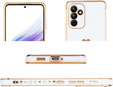 tok Samsung Galaxy A15 4G / 5G, Electro heart, fehér + Full Glue Kerámiaüveg