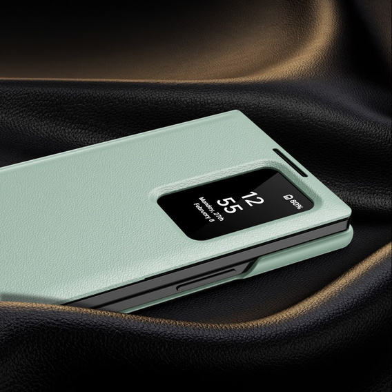 Flip tok Samsung Z Fold6 5G, Smart View Wallet, zöld