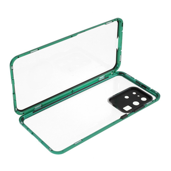 Tok Samsung Galaxy S20 Ultra, Magnetic Dual Glass, zöld