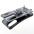 Telefontok a OnePlus Nord CE4 Lite, KickStand Camera Lens, fekete