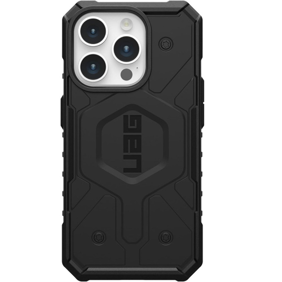Urban Armor Gear Telefontok a iPhone 15 Pro, Pathfinder MagSafe, fekete