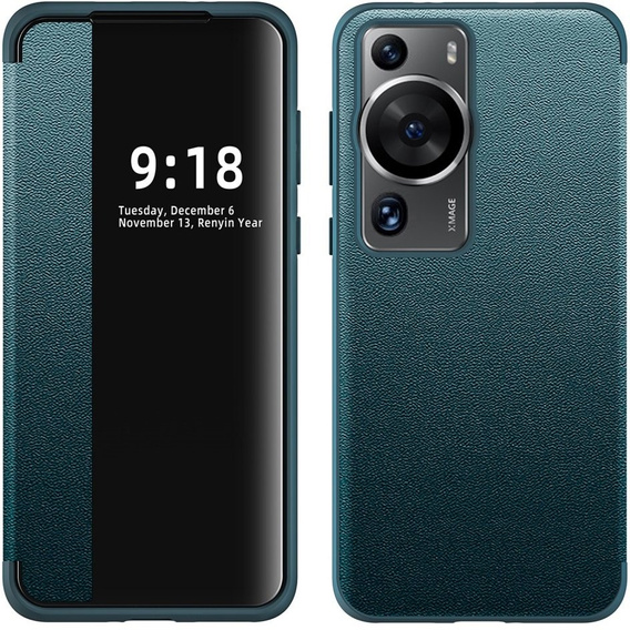 Pántos tok a Huawei P60 Pro készülékhez, Side View, kék