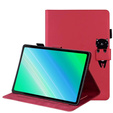 Tok iPad 10.2" 2021/2020/2019 (9/8/7 gen.), pánttal, animal, piros
