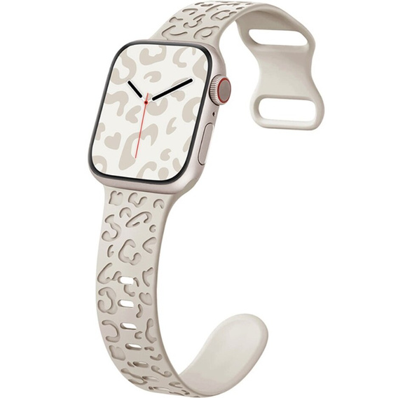 Szilikon szíj az Apple Watch 1/2/3/4/4/5/6/7/8/9/10/SE 38/40/41/42mm-es órájához.
