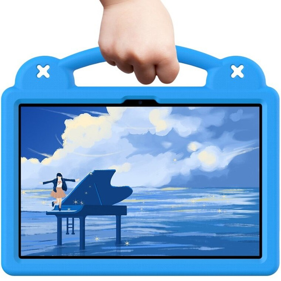 Gyermek tok Lenovo Tab M11, Cute Patterns, állvánnyal, kék