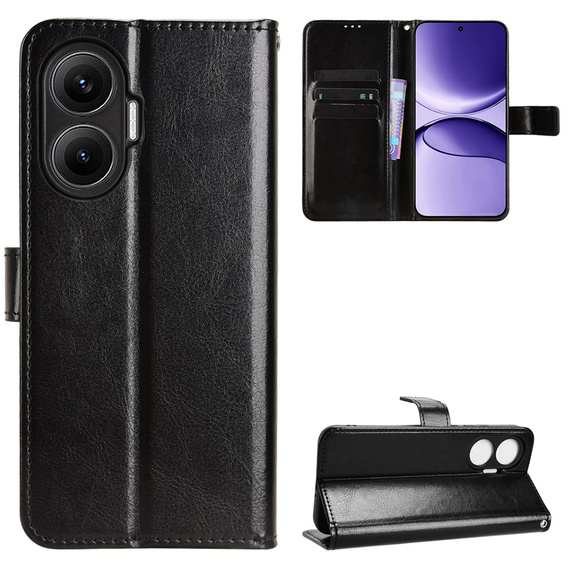 Őrült ló pénztárca flip tok Xiaomi Poco F7 5G számára