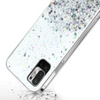 Telefontok a Xiaomi Redmi Note 10 5G / Poco M3 Pro 5G, Glittery, átlátszó