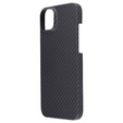 Tok iPhone 14, Aramid Fiber Cover, fekete