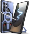 Tongate MECH MagSafe sorozatú tok Samsung Galaxy S25 Ultra készülékhez, fekete + 9H edzett üveg