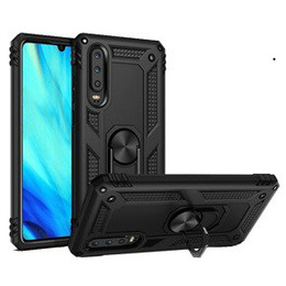 Páncélozott telefontok a Huawei P30, Nox Case Ring, fekete