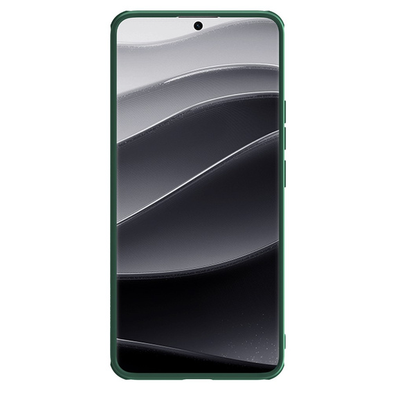 Tok Xiaomi Redmi Note 14 Pro+ 5G, páncélozott Nillkin, CamShield Pro, zöld