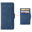 Pattintható tok a Vivo Y19s, Card Slot, sötétkék
