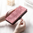 Pattintható tok a Xiaomi Redmi Note 13 Pro 4G / Xiaomi Redmi Note 14S / Xiaomi Poco M6 Pro 4G, Mandala, rózsaszín rose gold