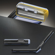 Tongate MECH tok MagSafe-val Samsung Galaxy Z Flip7 FE / Z Flip6, kék