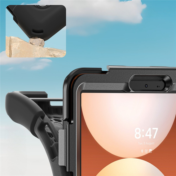 Páncélozott tok állvánnyal és vállpánttal Samsung Galaxy Tab A11 készülékhez