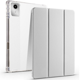 Tok Lenovo Tab M11, Smartcase Hybrid, tolltartó résszel, szürke