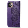 Pattintható tok a Motorola Moto G32, Butterfly, lila