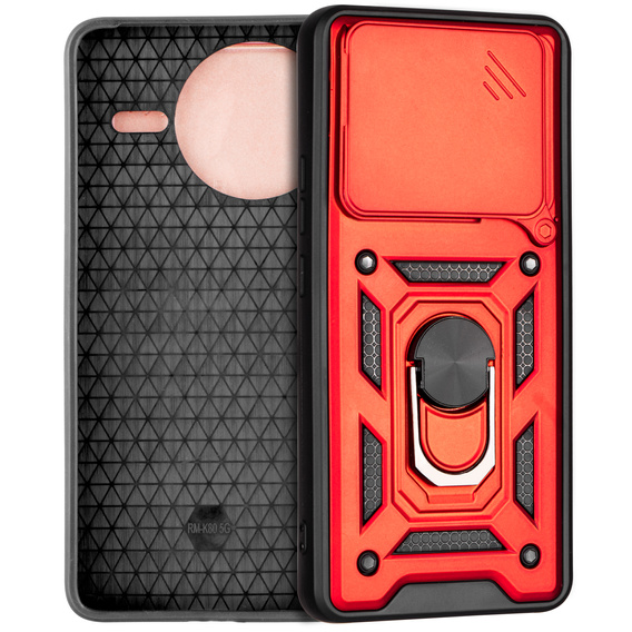 Telefontok a Xiaomi Poco F7 Pro, CamShield Slide, piros