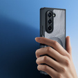 DuxDucis tok Samsung Galaxy Z Fold6 5G, Aimo Case, MagSafe, átlátszó / fekete