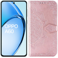 Pattintható tok a Oppo A60, Mandala, rózsaszín