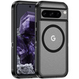 Tok kerettel Google Pixel 8 Pro készülékhez, MagSafe-hoz, átlátszó / fekete