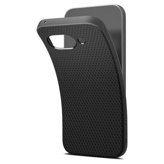 A Spigen tok Google Pixel 9A, Liquid Air, fekete + 9H edzett üveghez