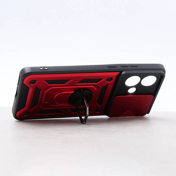 Telefontok a Motorola Edge 40 Neo, CamShield Slide, piros