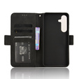 Pattintható tok a Samsung Galaxy S25 FE, Card Slot, fekete