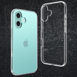 Tok iPhone 16-hoz, ERBORD Slim, átlátszó + 9H üveg