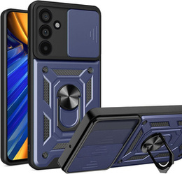 Telefontok a Samsung Galaxy M55 5G, CamShield Slide, kék