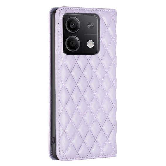 Pattintható tok a Xiaomi Redmi Note 13 5G, Wallet, BINFEN COLOR, lila