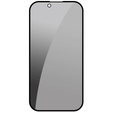 2x edzett adatvédelmi üveg az iPhone 16e / 14 / 13 / 13 Pro-hoz, ERBORD 9H Easy App Anti-Peep