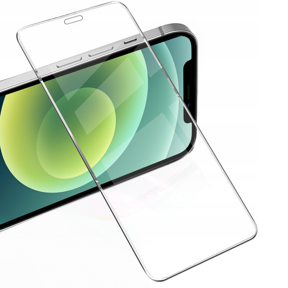 2x edzett üveg a iPhone 12/12 Pro, ERBORD 9H Hard Glass a képernyőn
