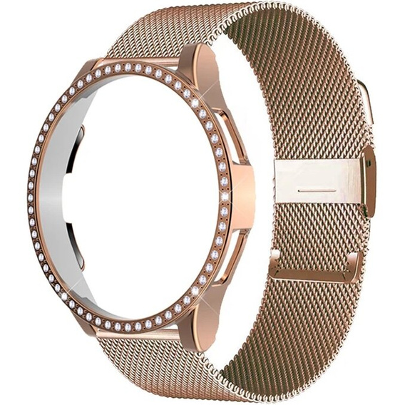 Milánói karkötő szíj + tok a Samsung Galaxy Watch 4 40mm-hez