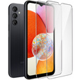 2x edzett üveg a Samsung Galaxy A14 4G/5G, ERBORD 9H Hard Glass a képernyőn