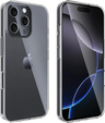 Tok iPhone 16 Pro-hoz, ERBORD Slim, átlátszó + 9H üveg