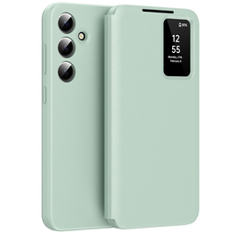Flip tok Samsung Galaxy A56 5G, Smart View Wallet, zöld