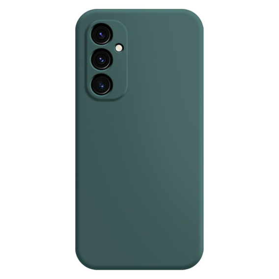 Telefontok a Samsung Galaxy M55 5G, Silicone Lite, sötétzöld